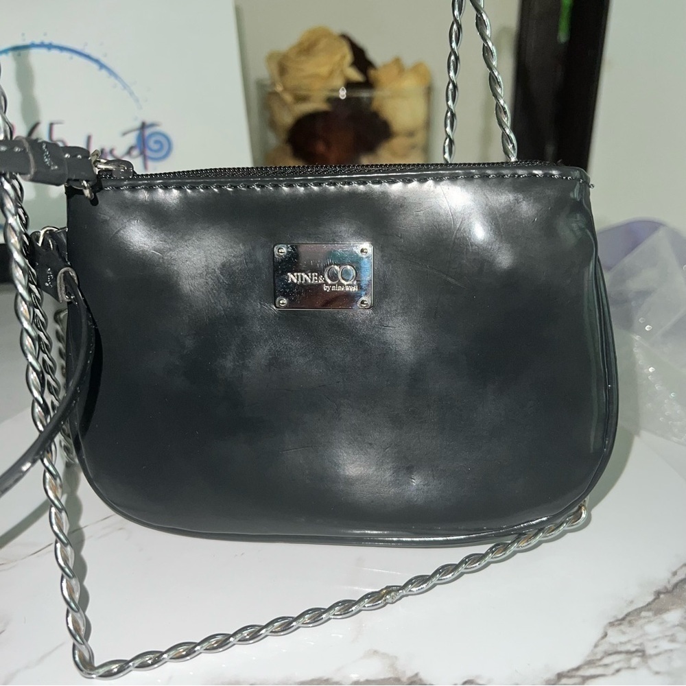 Nine & Co. Black Wristlet